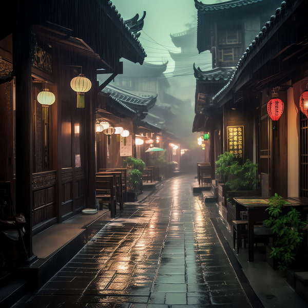 图片[37]-全球设计案例智能库_OJBKAI.COM意境江南小镇Midjourney灵感图库-_设计智库－全球设计案例智能库_OJBKAI.COM-全球设计案例智能库_OJBKAI.COM设计智库