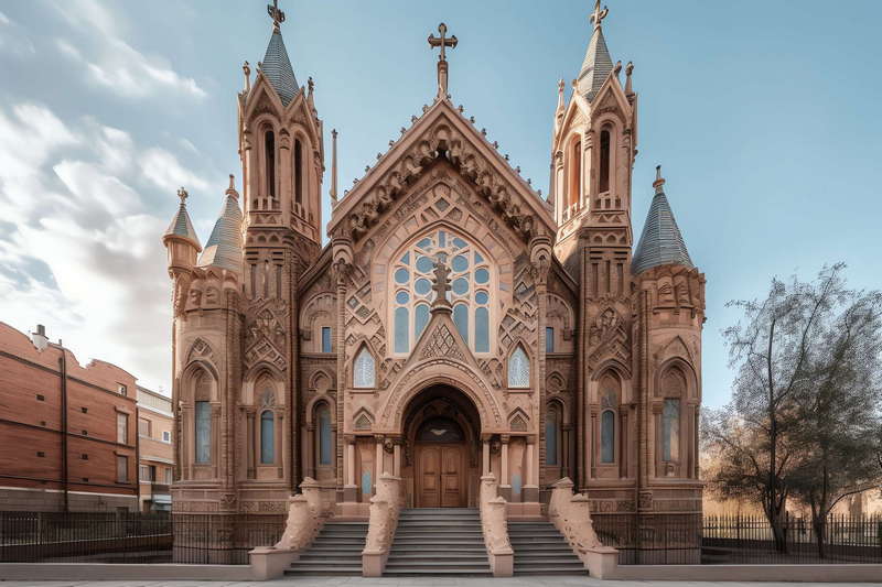 图片[13]-全球设计案例智能库_OJBKAI.COM建筑外观教堂Midjourney灵感图库-_设计智库－全球设计案例智能库_OJBKAI.COM-全球设计案例智能库_OJBKAI.COM设计智库