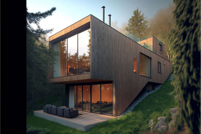 图片[9]-全球设计案例智能库_OJBKAI.COM现代简约森林别墅Midjourney灵感图库-_设计智库－全球设计案例智能库_OJBKAI.COM-全球设计案例智能库_OJBKAI.COM设计智库