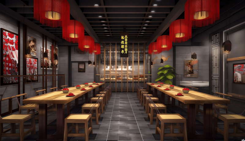 图片[11]-全球设计案例智能库_OJBKAI.COM新中式餐饮空间Midjourney灵感图库-_设计智库－全球设计案例智能库_OJBKAI.COM-全球设计案例智能库_OJBKAI.COM设计智库