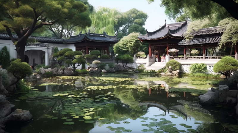 图片[11]-全球设计案例智能库_OJBKAI.COM中式园林Midjourney灵感图库-_设计智库－全球设计案例智能库_OJBKAI.COM-全球设计案例智能库_OJBKAI.COM设计智库