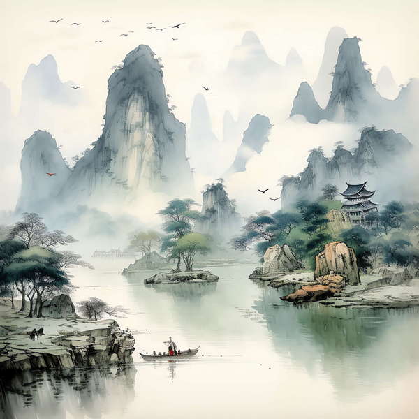图片[2]-全球设计案例智能库_OJBKAI.COM山水画Midjourney灵感图库-_设计智库－全球设计案例智能库_OJBKAI.COM-全球设计案例智能库_OJBKAI.COM设计智库