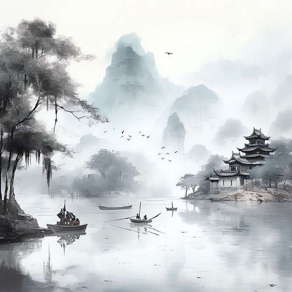 图片[4]-全球设计案例智能库_OJBKAI.COM水墨画Midjourney灵感图库-_设计智库－全球设计案例智能库_OJBKAI.COM-全球设计案例智能库_OJBKAI.COM设计智库
