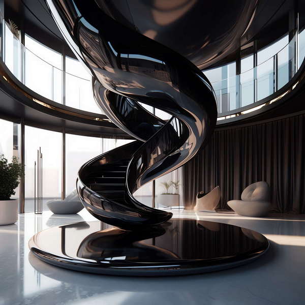 图片[2]-全球设计案例智能库_OJBKAI.COM酒店现代风格奢华楼梯Midjourney灵感图库-_设计智库－全球设计案例智能库_OJBKAI.COM-全球设计案例智能库_OJBKAI.COM设计智库