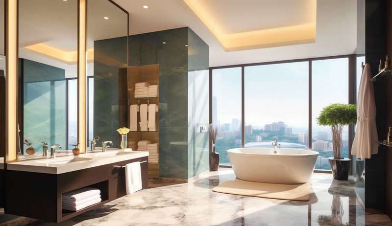 图片[2]-全球设计案例智能库_OJBKAI.COM酒店客房卫生间Midjourney灵感图库-_设计智库－全球设计案例智能库_OJBKAI.COM-全球设计案例智能库_OJBKAI.COM设计智库