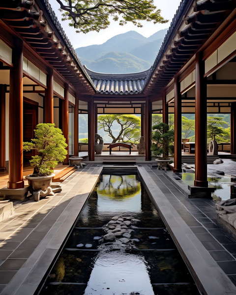 图片[6]-全球设计案例智能库_OJBKAI.COM中式别墅庭院Midjourney灵感图库-_设计智库－全球设计案例智能库_OJBKAI.COM-全球设计案例智能库_OJBKAI.COM设计智库