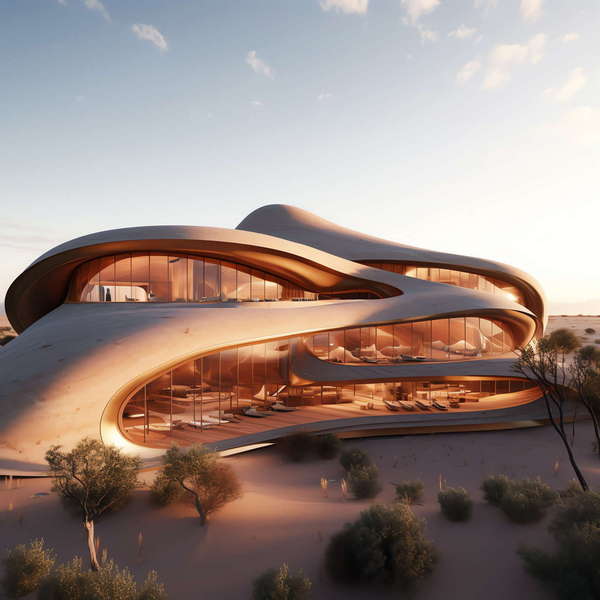 图片[13]-全球设计案例智能库_OJBKAI.COM现代艺术酒店建筑外观Midjourney灵感图库-_设计智库－全球设计案例智能库_OJBKAI.COM-全球设计案例智能库_OJBKAI.COM设计智库