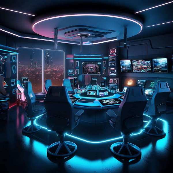 图片[4]-全球设计案例智能库_OJBKAI.COM霓虹灯科幻设计办公空间Midjourney灵感图库-_设计智库－全球设计案例智能库_OJBKAI.COM-全球设计案例智能库_OJBKAI.COM设计智库