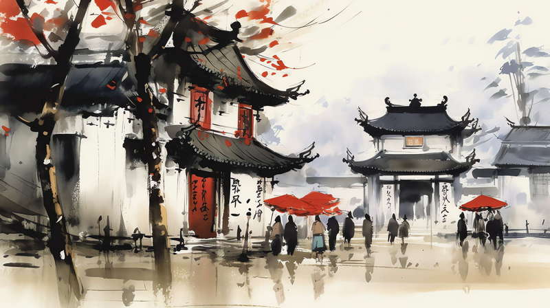 图片[37]-全球设计案例智能库_OJBKAI.COM庭林楼阁山水意境图Midjourney灵感图库-_设计智库－全球设计案例智能库_OJBKAI.COM-全球设计案例智能库_OJBKAI.COM设计智库