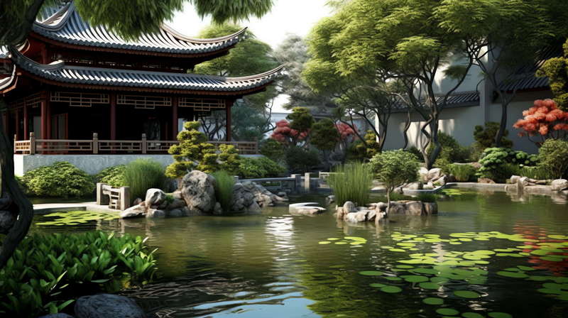 图片[23]-全球设计案例智能库_OJBKAI.COM中式园林Midjourney灵感图库-_设计智库－全球设计案例智能库_OJBKAI.COM-全球设计案例智能库_OJBKAI.COM设计智库