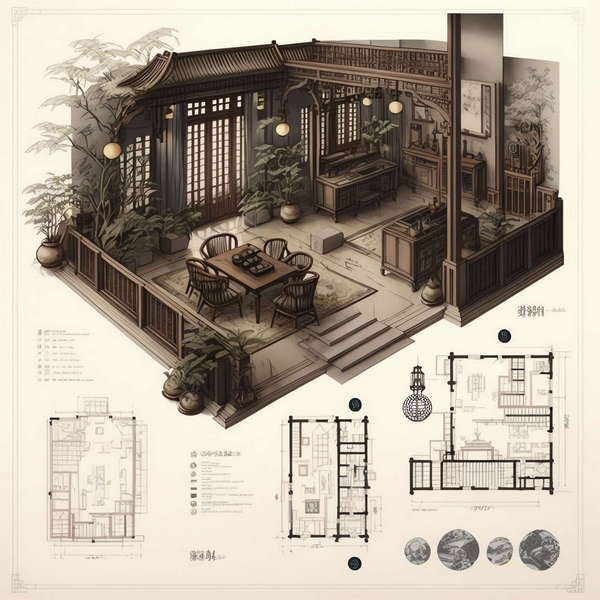 图片[37]-全球设计案例智能库_OJBKAI.COM古建筑透视图Midjourney灵感图库-_设计智库－全球设计案例智能库_OJBKAI.COM-全球设计案例智能库_OJBKAI.COM设计智库