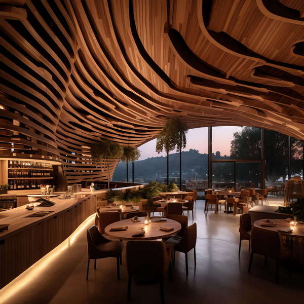 东南亚酒店餐饮区Midjourney灵感图库-_设计智库－全球设计案例智能库_OJBKAI.COM-全球设计案例智能库_OJBKAI.COM设计智库