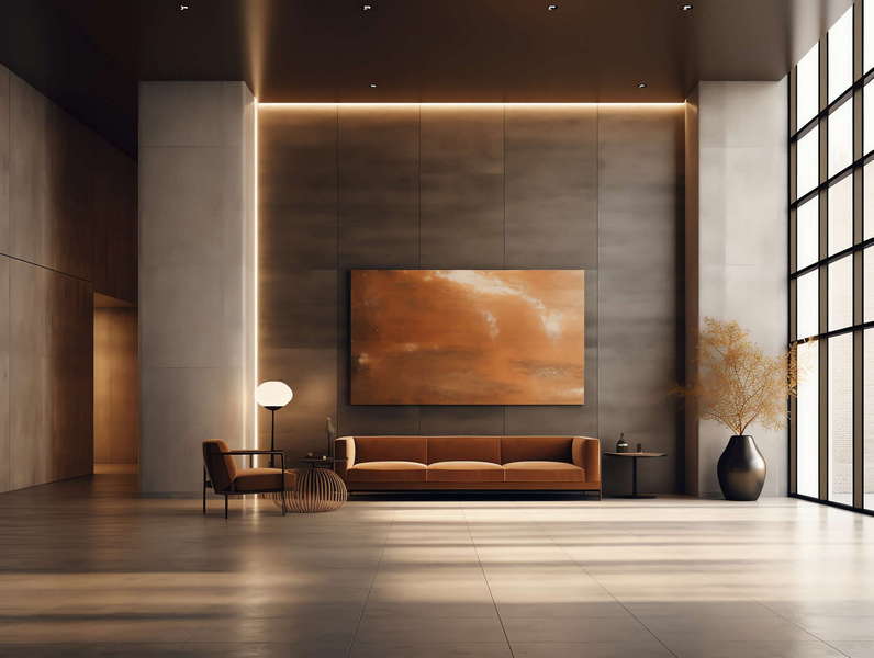 前卫时尚酒店前台Midjourney灵感图库-_设计智库－全球设计案例智能库_OJBKAI.COM-全球设计案例智能库_OJBKAI.COM设计智库