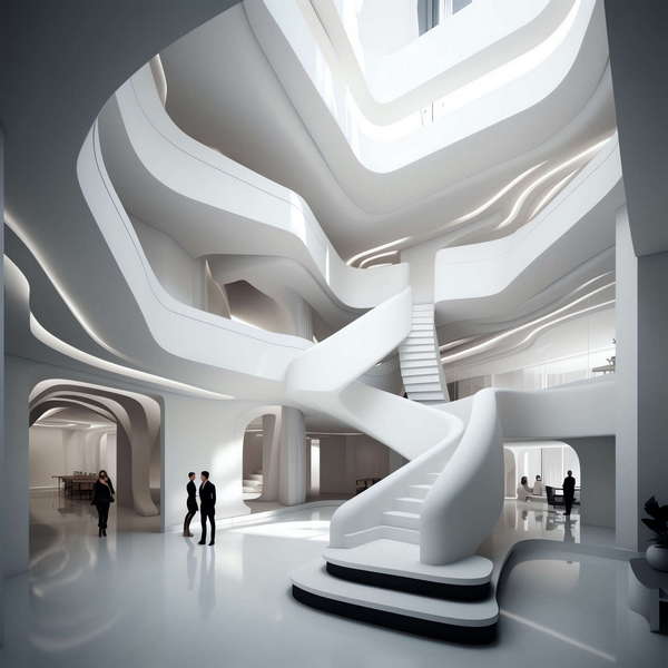 图片[19]-全球设计案例智能库_OJBKAI.COM现代风格白色楼梯Midjourney灵感图库-_设计智库－全球设计案例智能库_OJBKAI.COM-全球设计案例智能库_OJBKAI.COM设计智库