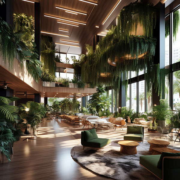 图片[5]-全球设计案例智能库_OJBKAI.COM绿植空间酒店大堂Midjourney灵感图库-_设计智库－全球设计案例智能库_OJBKAI.COM-全球设计案例智能库_OJBKAI.COM设计智库
