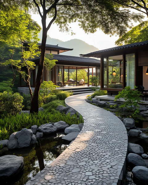 图片[5]-全球设计案例智能库_OJBKAI.COM中式别墅庭院Midjourney灵感图库-_设计智库－全球设计案例智能库_OJBKAI.COM-全球设计案例智能库_OJBKAI.COM设计智库