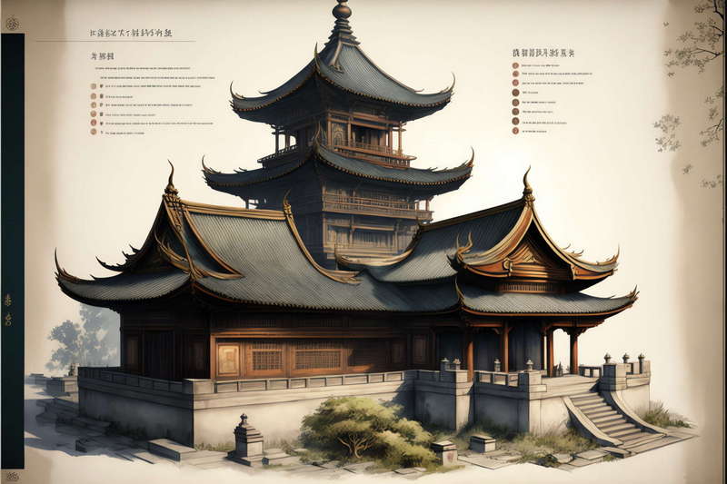 图片[9]-全球设计案例智能库_OJBKAI.COM古建设计手稿Midjourney灵感图库-_设计智库－全球设计案例智能库_OJBKAI.COM-全球设计案例智能库_OJBKAI.COM设计智库