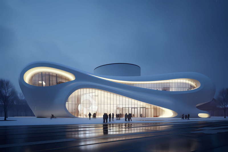 图片[22]-全球设计案例智能库_OJBKAI.COM商业中心建筑外观Midjourney灵感图库-_设计智库－全球设计案例智能库_OJBKAI.COM-全球设计案例智能库_OJBKAI.COM设计智库