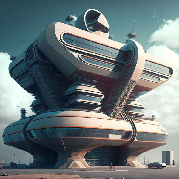 太空科幻科技馆外观_Midjourney灵感图库-_设计智库－全球设计案例智能库_OJBKAI.COM-全球设计案例智能库_OJBKAI.COM设计智库