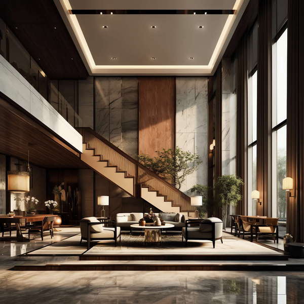 图片[8]-全球设计案例智能库_OJBKAI.COM新中式酒店大堂Midjourney灵感图库-_设计智库－全球设计案例智能库_OJBKAI.COM-全球设计案例智能库_OJBKAI.COM设计智库