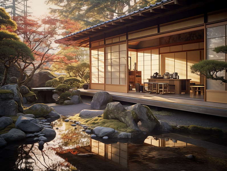 图片[8]-全球设计案例智能库_OJBKAI.COM别墅庭院日式枯山水Midjourney灵感图库-_设计智库－全球设计案例智能库_OJBKAI.COM-全球设计案例智能库_OJBKAI.COM设计智库