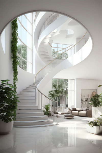 图片[15]-全球设计案例智能库_OJBKAI.COM现代风格白色楼梯Midjourney灵感图库-_设计智库－全球设计案例智能库_OJBKAI.COM-全球设计案例智能库_OJBKAI.COM设计智库