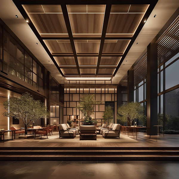 图片[6]-全球设计案例智能库_OJBKAI.COM新中式酒店大堂Midjourney灵感图库-_设计智库－全球设计案例智能库_OJBKAI.COM-全球设计案例智能库_OJBKAI.COM设计智库