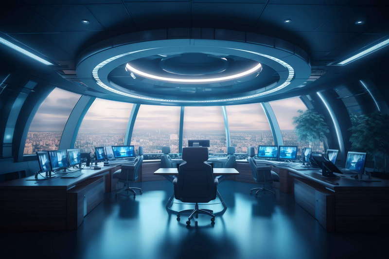 图片[35]-全球设计案例智能库_OJBKAI.COM科幻，未来，办公空间Midjourney灵感图库-_设计智库－全球设计案例智能库_OJBKAI.COM-全球设计案例智能库_OJBKAI.COM设计智库