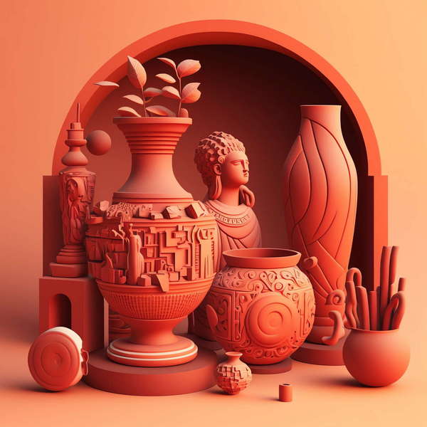 图片[25]-全球设计案例智能库_OJBKAI.COM陶瓷花瓶Midjourney灵感图库-_设计智库－全球设计案例智能库_OJBKAI.COM-全球设计案例智能库_OJBKAI.COM设计智库