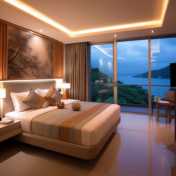 度假酒店客房Midjourney灵感图库-_设计智库－全球设计案例智能库_OJBKAI.COM-全球设计案例智能库_OJBKAI.COM设计智库