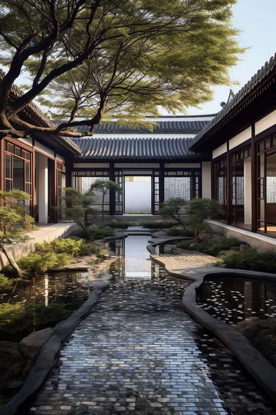 图片[29]-全球设计案例智能库_OJBKAI.COM中式别墅庭院Midjourney灵感图库-_设计智库－全球设计案例智能库_OJBKAI.COM-全球设计案例智能库_OJBKAI.COM设计智库