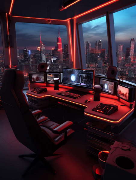图片[23]-全球设计案例智能库_OJBKAI.COM霓虹灯科幻设计办公空间Midjourney灵感图库-_设计智库－全球设计案例智能库_OJBKAI.COM-全球设计案例智能库_OJBKAI.COM设计智库