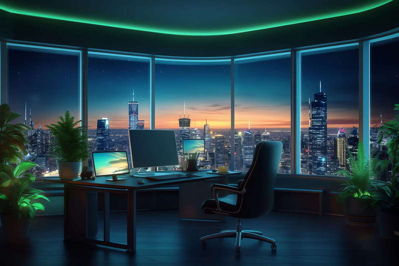 图片[30]-全球设计案例智能库_OJBKAI.COM赛博朋克风霓虹灯设计独立办公室_Midjourney灵感图库-_设计智库－全球设计案例智能库_OJBKAI.COM-全球设计案例智能库_OJBKAI.COM设计智库