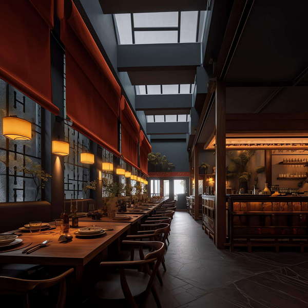 图片[35]-全球设计案例智能库_OJBKAI.COM新中式中餐厅设计Midjourney灵感图库-_设计智库－全球设计案例智能库_OJBKAI.COM-全球设计案例智能库_OJBKAI.COM设计智库