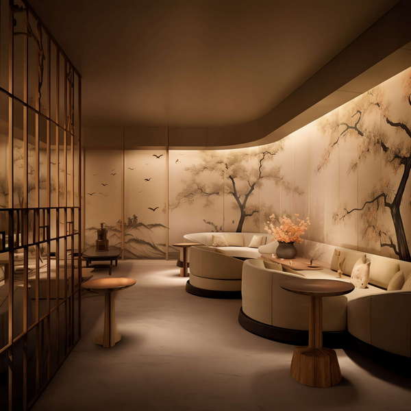 水疗SPA_Midjourney灵感图库-设计智库－全球设计案例智能库_OJBKAI.COM-全球设计案例智能库_OJBKAI.COM设计智库