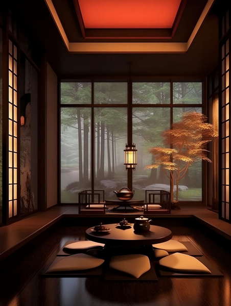 图片[22]-全球设计案例智能库_OJBKAI.COM酒店民宿中式禅意茶室Midjourney灵感图库-_设计智库－全球设计案例智能库_OJBKAI.COM-全球设计案例智能库_OJBKAI.COM设计智库