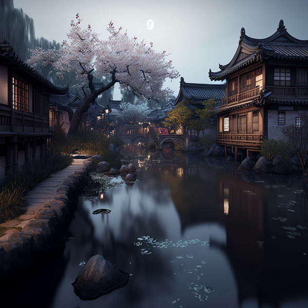 图片[26]-全球设计案例智能库_OJBKAI.COM徽派建筑Midjourney灵感图库-_设计智库－全球设计案例智能库_OJBKAI.COM-全球设计案例智能库_OJBKAI.COM设计智库