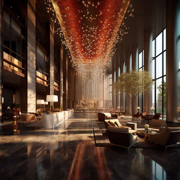 图片[25]-全球设计案例智能库_OJBKAI.COM新中式酒店大堂Midjourney灵感图库-_设计智库－全球设计案例智能库_OJBKAI.COM-全球设计案例智能库_OJBKAI.COM设计智库