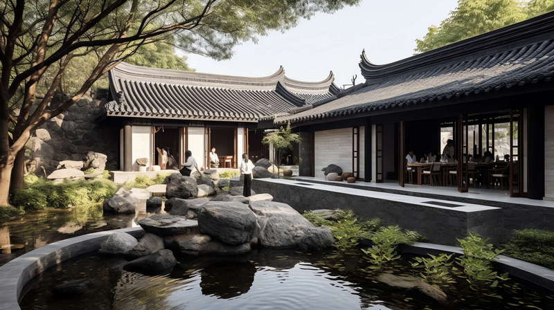 图片[20]-全球设计案例智能库_OJBKAI.COM中式别墅庭院Midjourney灵感图库-_设计智库－全球设计案例智能库_OJBKAI.COM-全球设计案例智能库_OJBKAI.COM设计智库