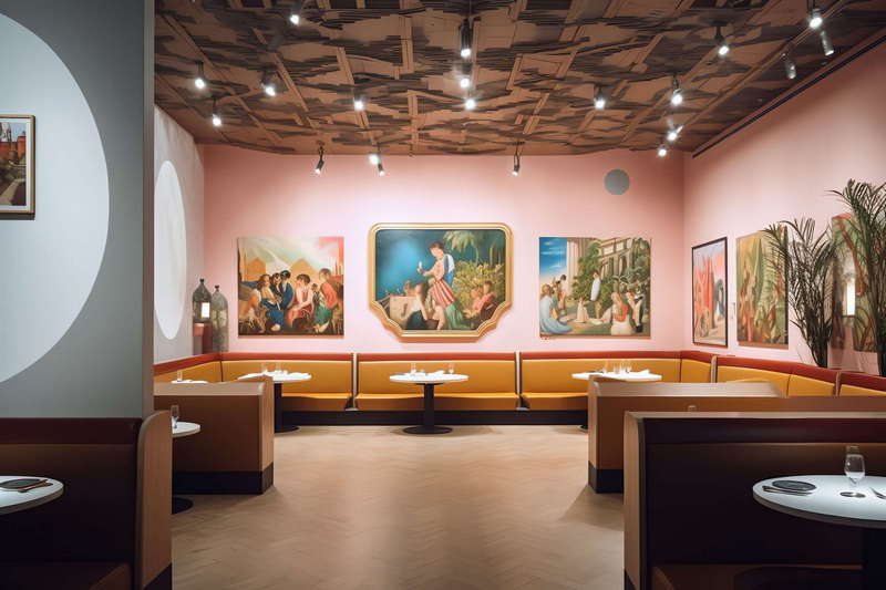 图片[9]-全球设计案例智能库_OJBKAI.COM色彩艺术咖啡店奶茶店Midjourney灵感图库-_设计智库－全球设计案例智能库_OJBKAI.COM-全球设计案例智能库_OJBKAI.COM设计智库