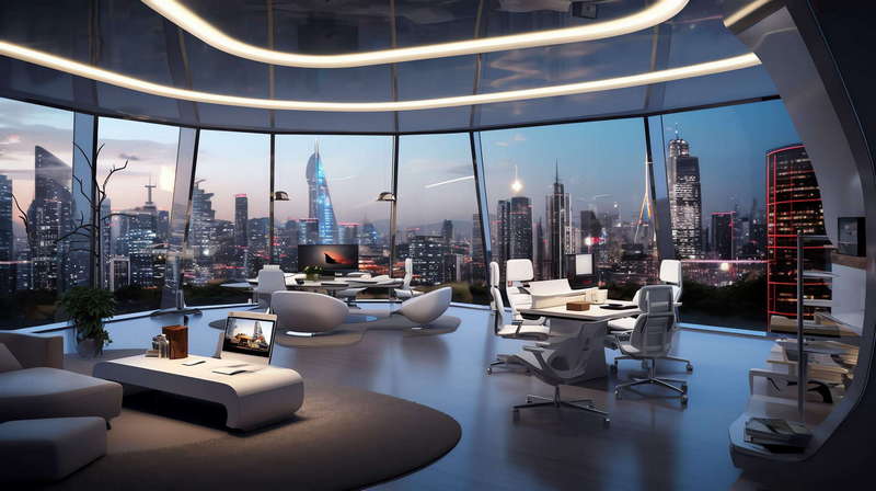 图片[18]-全球设计案例智能库_OJBKAI.COM科幻，未来，办公空间Midjourney灵感图库-_设计智库－全球设计案例智能库_OJBKAI.COM-全球设计案例智能库_OJBKAI.COM设计智库