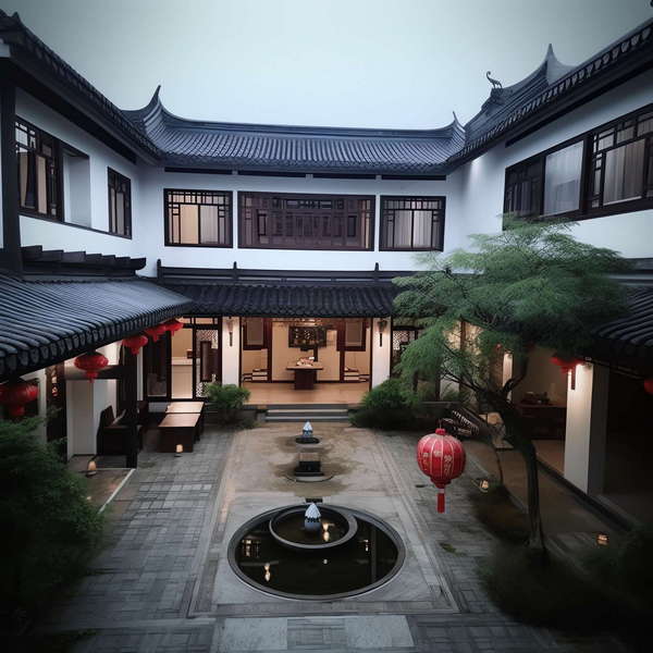 图片[3]-全球设计案例智能库_OJBKAI.COM中式别墅外观Midjourney灵感图库-_设计智库－全球设计案例智能库_OJBKAI.COM-全球设计案例智能库_OJBKAI.COM设计智库