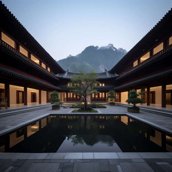 图片[7]-全球设计案例智能库_OJBKAI.COM中式别墅外观Midjourney灵感图库-_设计智库－全球设计案例智能库_OJBKAI.COM-全球设计案例智能库_OJBKAI.COM设计智库