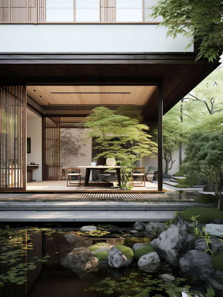 图片[12]-全球设计案例智能库_OJBKAI.COM别墅庭院景观Midjourney灵感图库-_设计智库－全球设计案例智能库_OJBKAI.COM-全球设计案例智能库_OJBKAI.COM设计智库