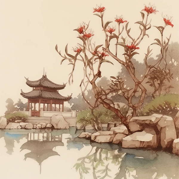 图片[15]-全球设计案例智能库_OJBKAI.COM庭林楼阁山水意境图Midjourney灵感图库-_设计智库－全球设计案例智能库_OJBKAI.COM-全球设计案例智能库_OJBKAI.COM设计智库