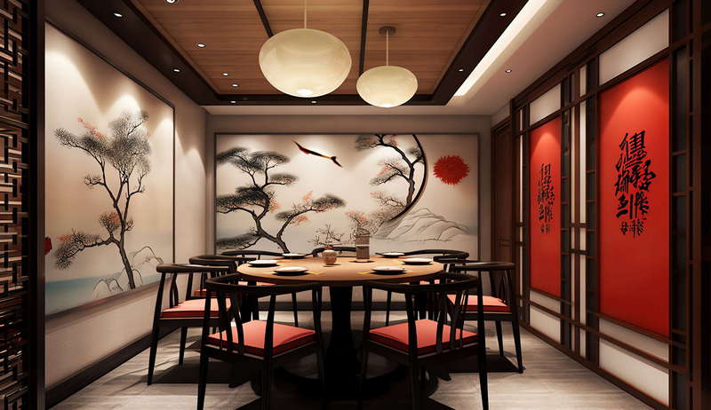 图片[13]-全球设计案例智能库_OJBKAI.COM新中式餐饮空间Midjourney灵感图库-_设计智库－全球设计案例智能库_OJBKAI.COM-全球设计案例智能库_OJBKAI.COM设计智库