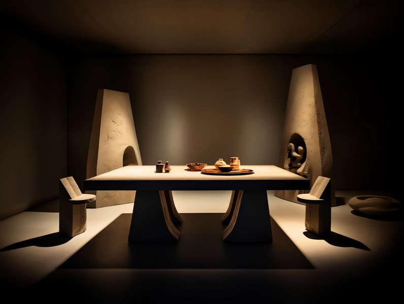 图片[9]-全球设计案例智能库_OJBKAI.COM侘寂风餐桌Midjourney灵感图库-_设计智库－全球设计案例智能库_OJBKAI.COM-全球设计案例智能库_OJBKAI.COM设计智库