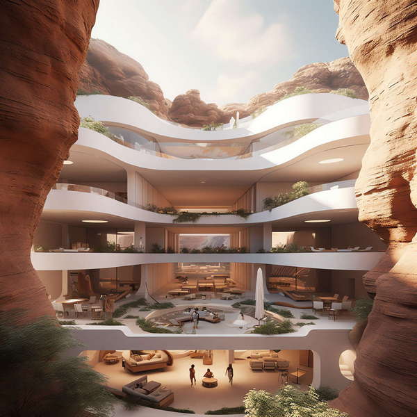 图片[27]-全球设计案例智能库_OJBKAI.COM现代艺术酒店建筑外观Midjourney灵感图库-_设计智库－全球设计案例智能库_OJBKAI.COM-全球设计案例智能库_OJBKAI.COM设计智库