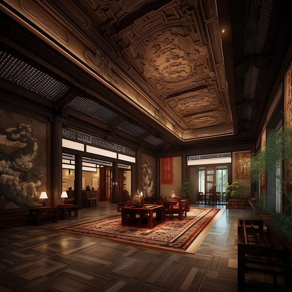 图片[28]-全球设计案例智能库_OJBKAI.COM中式酒店大堂Midjourney灵感图库-_设计智库－全球设计案例智能库_OJBKAI.COM-全球设计案例智能库_OJBKAI.COM设计智库