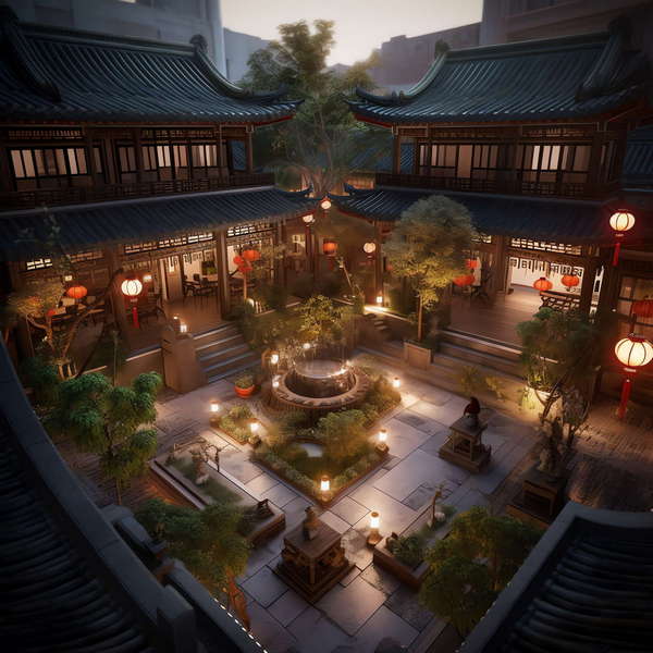 图片[21]-全球设计案例智能库_OJBKAI.COM中式别墅外观Midjourney灵感图库-_设计智库－全球设计案例智能库_OJBKAI.COM-全球设计案例智能库_OJBKAI.COM设计智库